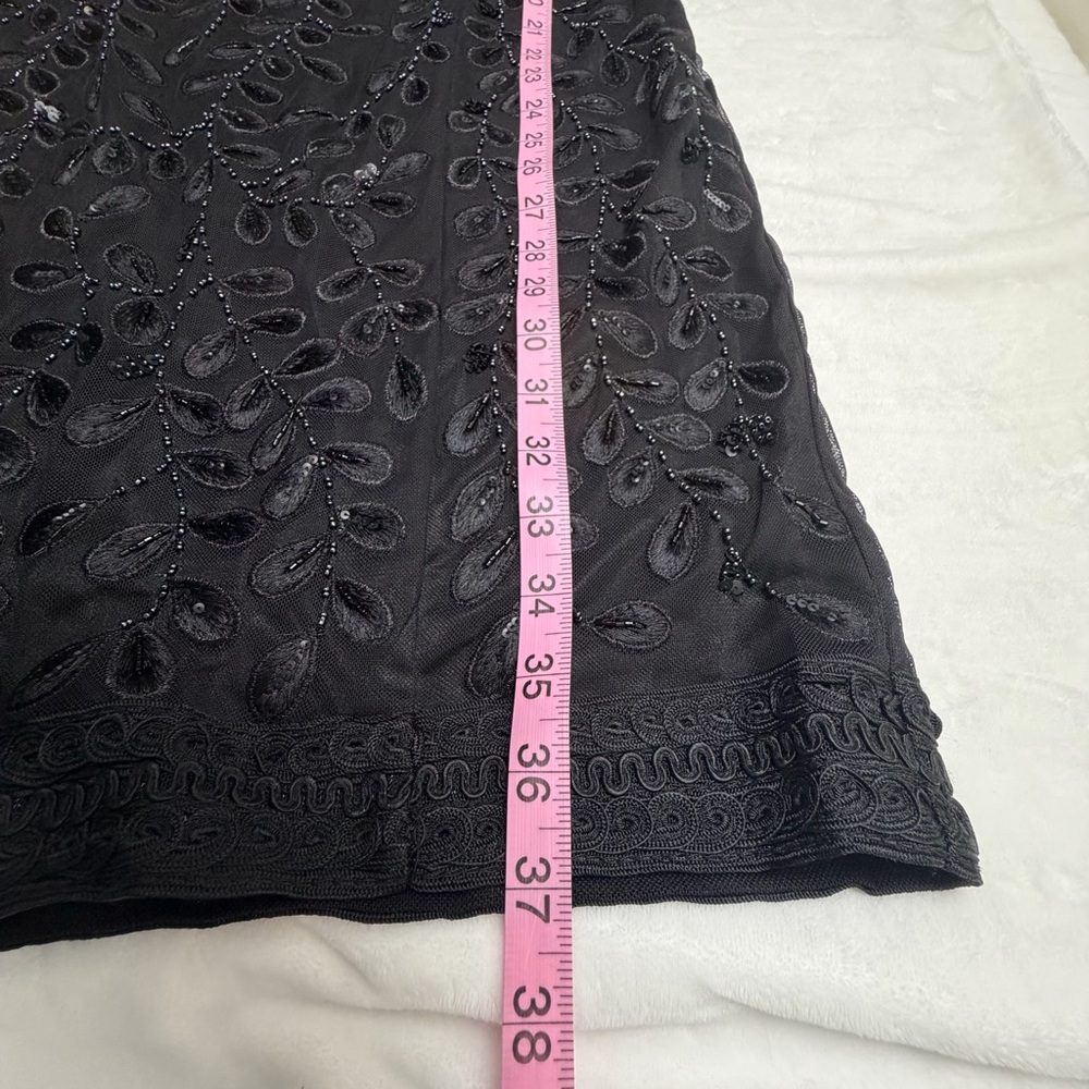 Sue Wong Nocturne Beaded Sheath Dress 12 Cocktail Evening Rehearsal Dinner - Picture 15 of 16